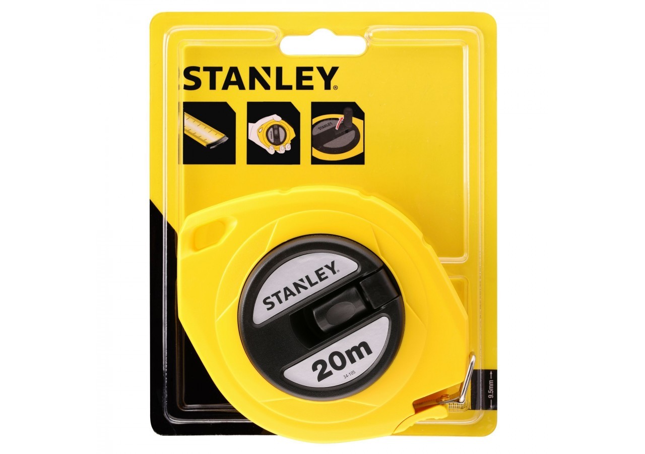 MESURE LONGUE 20 X 9,5MM RUBAN ACIER - 0-34-105 - Stanley