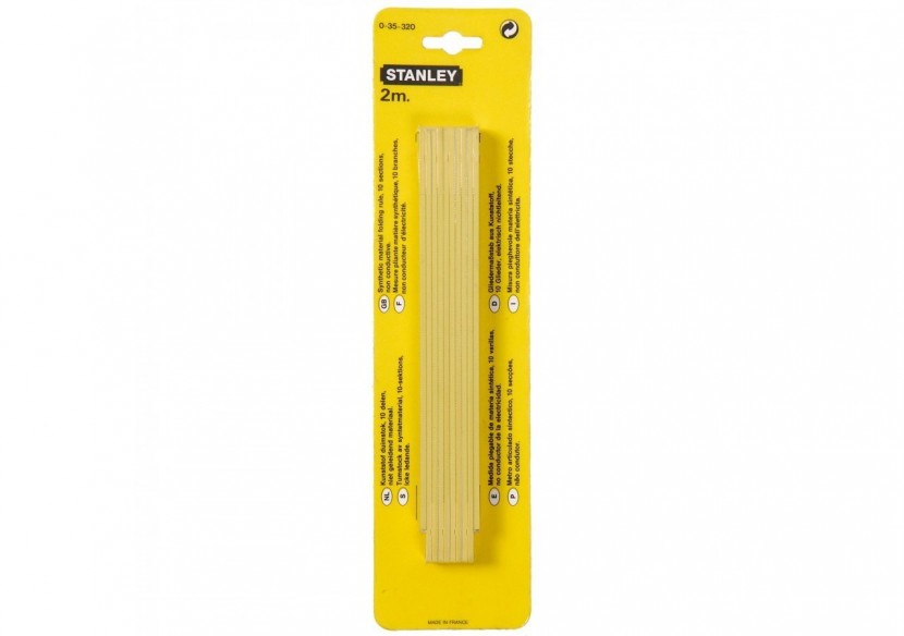 MESURE PLIANTE 2M X 15MM SYNTHETIQUE - 0-35-320 - Stanley
