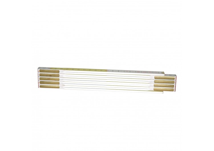MESURE PLIANTE 2M X 17MM BOIS BLANC-JAUNE - 0-35-458 - Stanley