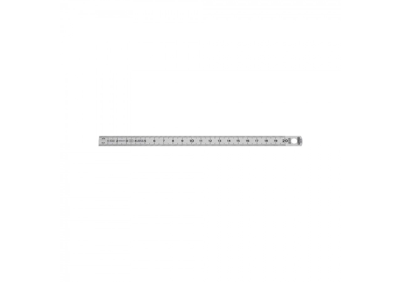 REGLET ACIER INOXYDABLE FLEXIBLE 30CM X 13MM - 1-35-524 - Stanley