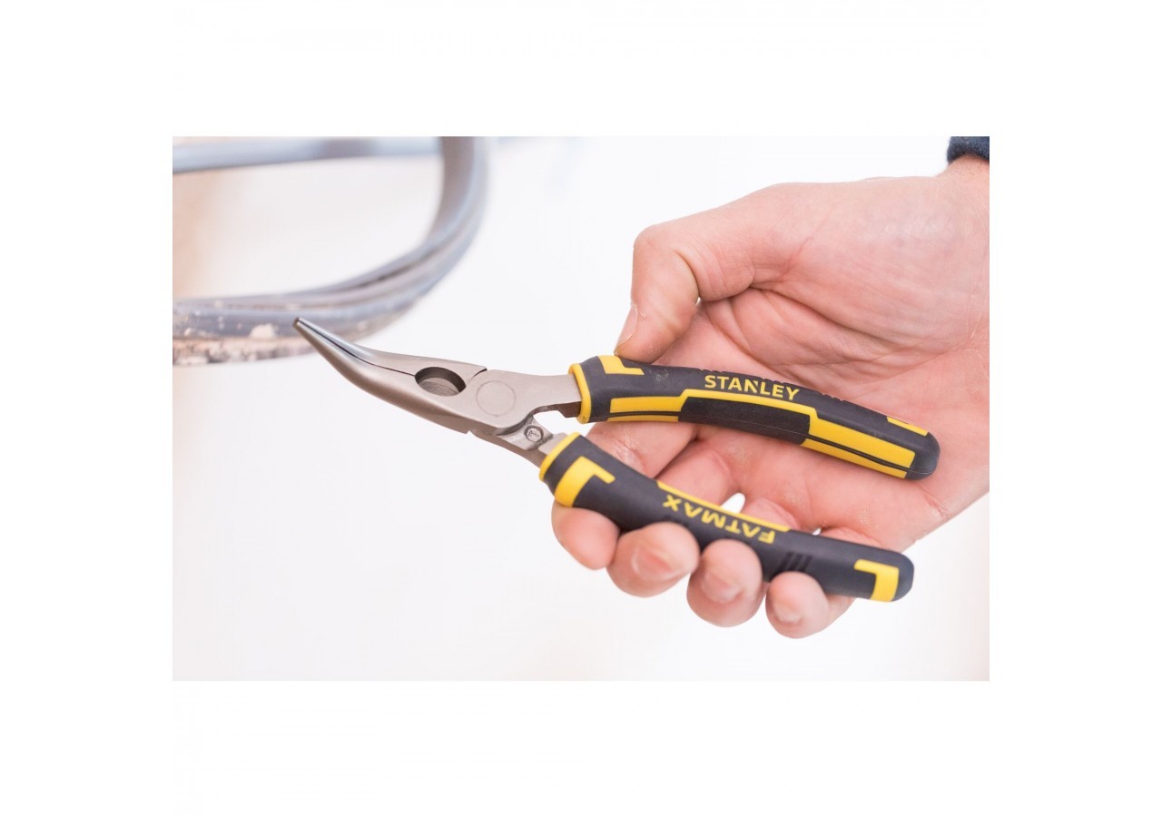 PINCE A BECS 1/2 RONDS LONGS COUDES 160MM FATMAX - 0-89-871 - Stanley