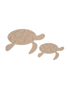 Décoration murale Schildpad Jonathan - Set de 2 tortues Camel - 60000053 - KidsDepot