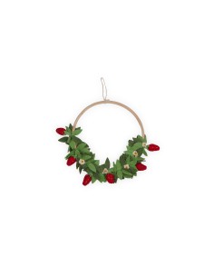 Guirlande Murale Flower Hoop Strawberry - Décoration Murale Fruitière - 60000123 - KidsDepot