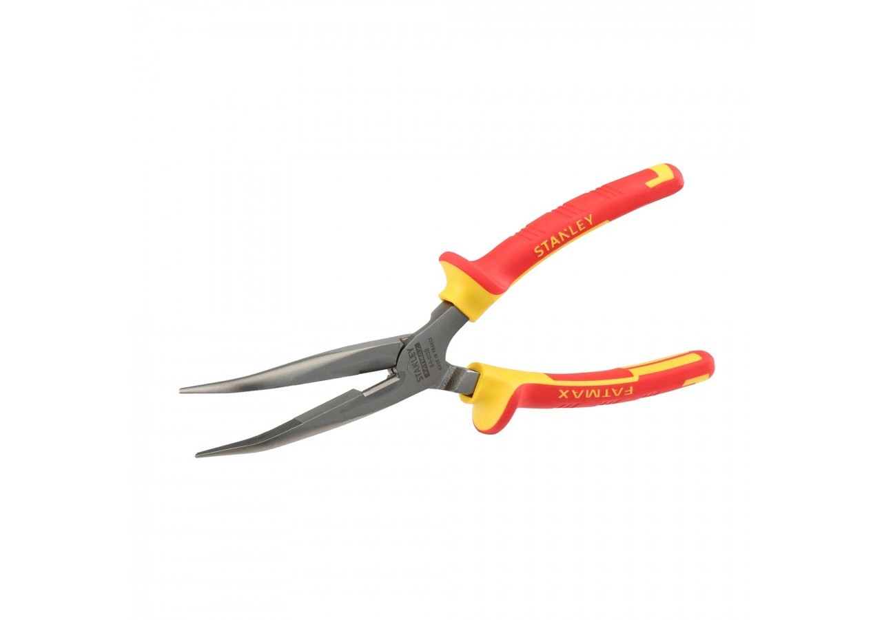 PINCE A BECS 1/2 RONDS LONGS COUDES 200MM ISOLEE 1000V - 0-84-008 - Stanley