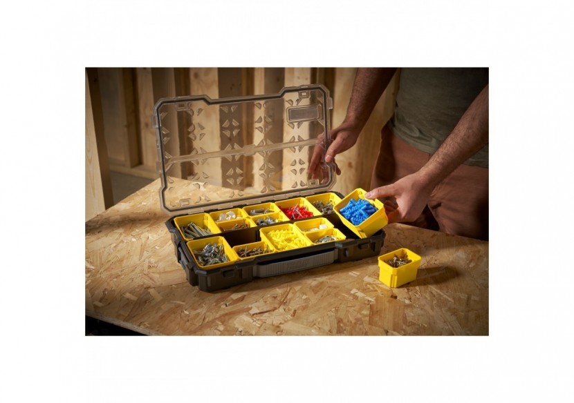ORGANISEUR ETANCHE 14 COMPARTIMENTS AMOVIBLES - FATMAX - FMST1-75779 - Stanley
