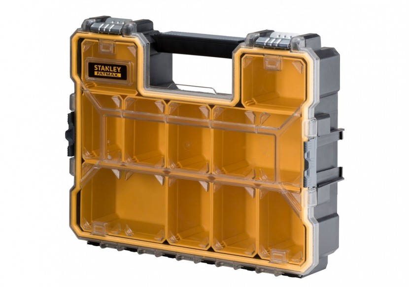 ORGANISEUR ETANCHE PROFONDEUR 106MM - 10 COMPARTIMENTS AMOVIBLES -
 FATMAX - 1-97-518 - Stanley