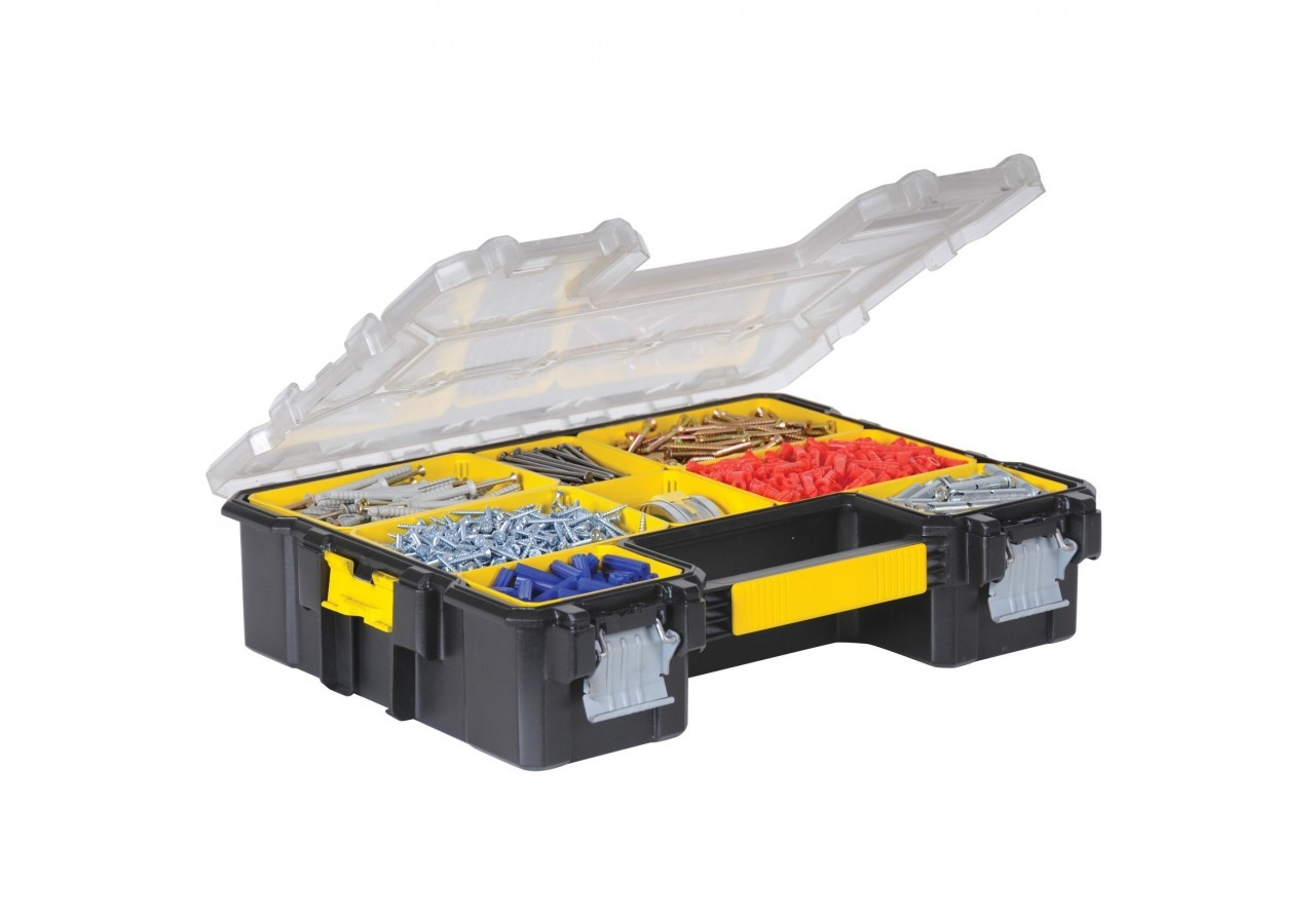 ORGANISEUR ETANCHE PROFONDEUR 106MM - 10 COMPARTIMENTS AMOVIBLES -
 FATMAX - 1-97-518 - Stanley