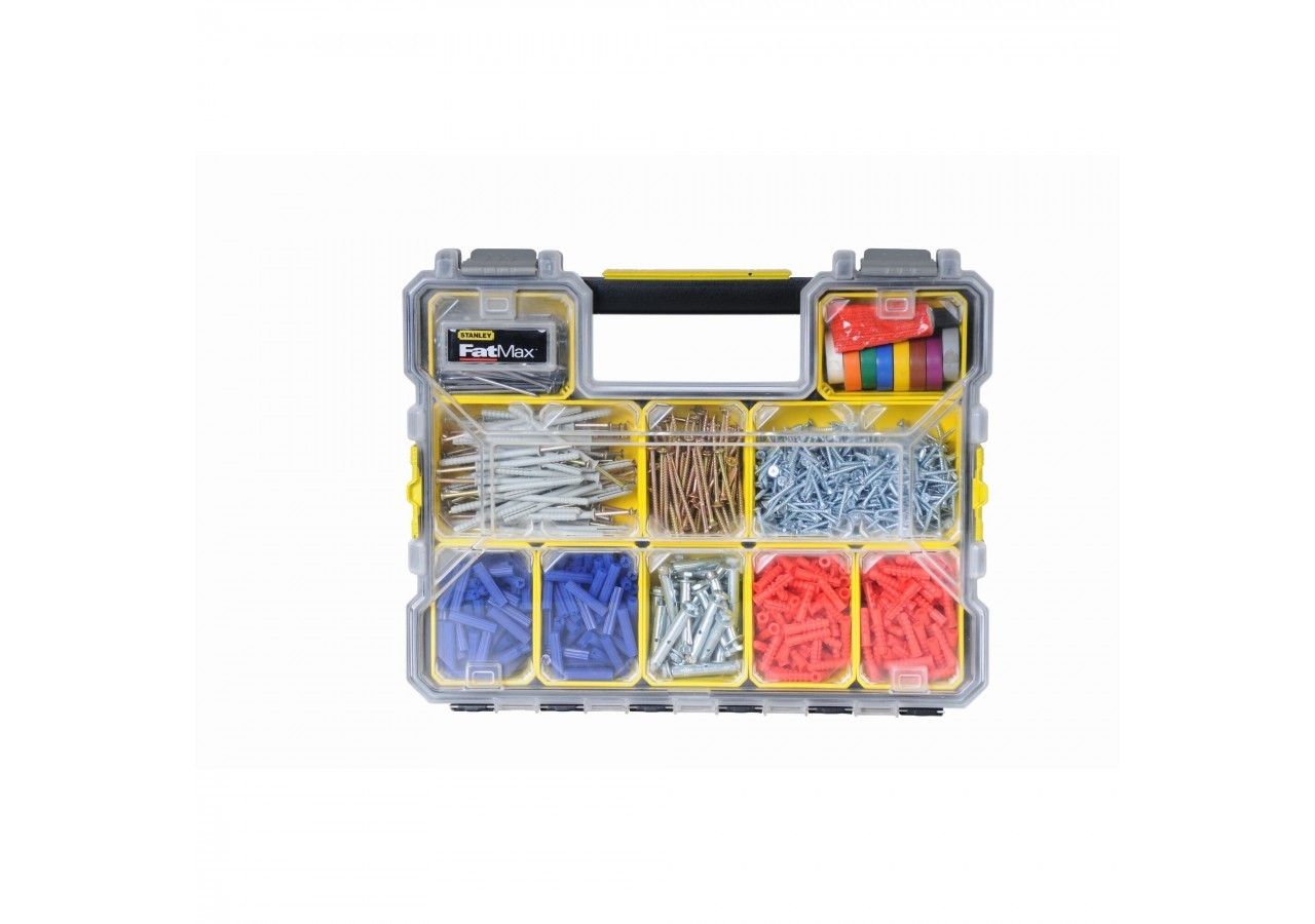 ORGANISEUR PROFONDEUR 64MM - 10 COMPARTIMENTS AMOVIBLES FATMAX - 1-97-519 - Stanley