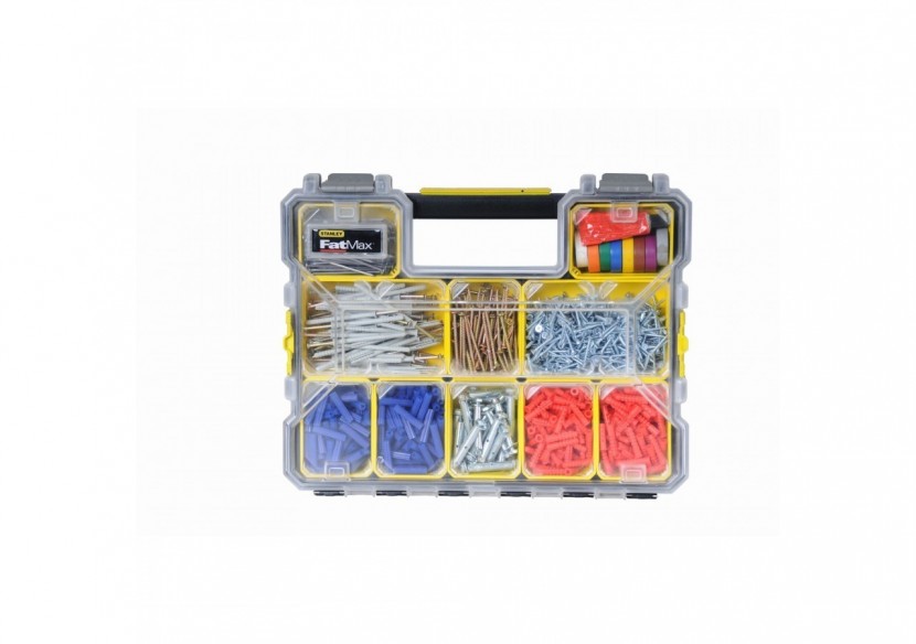 ORGANISEUR PROFONDEUR 64MM - 10 COMPARTIMENTS AMOVIBLES FATMAX - 1-97-519 - Stanley