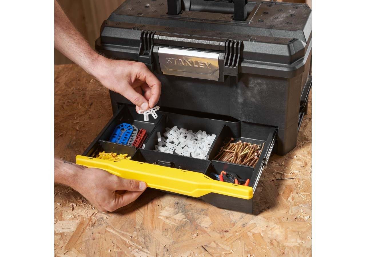 BOITE TOUCH LATCH 48CM AVEC TIROIR - 1-70-316 - Stanley