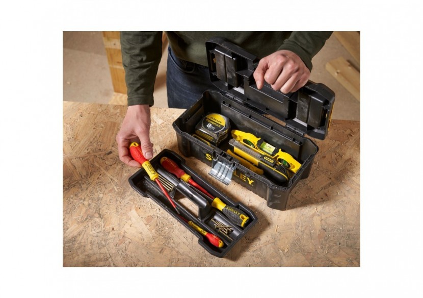 BOITE A OUTILS CLASSIC LINE 30CM ATT.METAL - STST1-75515 - Stanley