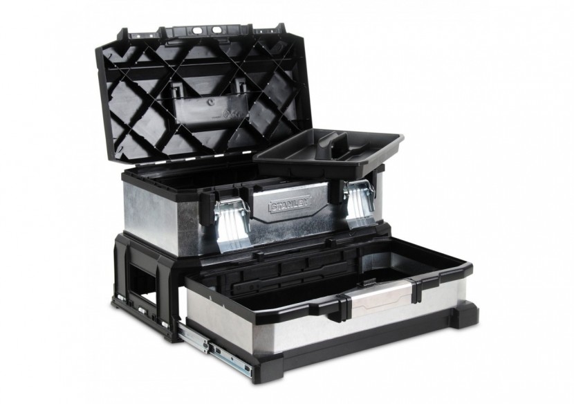 BOITE A OUTILS A TIROIR BIMATIERE GALVANISEE 51CM - 1-95-830 - Stanley