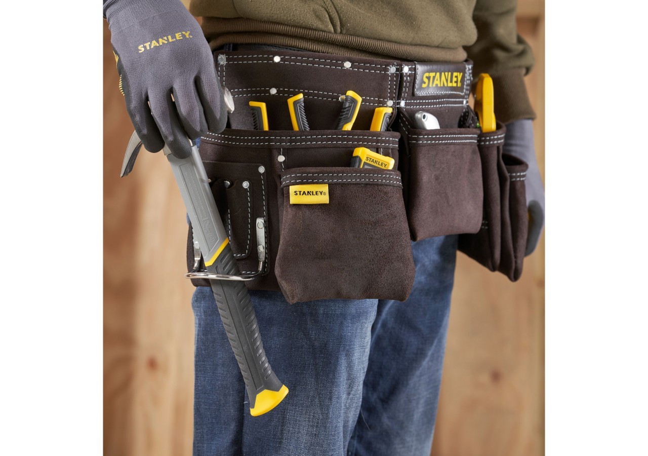 PORTE-OUTILS CUIR DOUBLE CEINTURE - STST1-80113 - Stanley