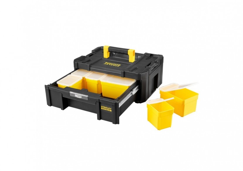 MALLETTE GRAND TIROIR 6 CASIERS PRO-STACK™ FATMAX - FMST1-71968 - Stanley MALLETTE GRAND TIROIR 6 CASIERS PRO-STACK™ FATMAX - FMST1-71968 - Stanley