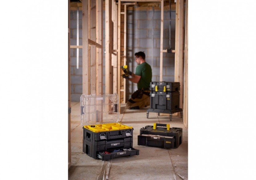 MALLETTE GRAND TIROIR 6 CASIERS PRO-STACK™ FATMAX - FMST1-71968 - Stanley MALLETTE GRAND TIROIR 6 CASIERS PRO-STACK™ FATMAX - FMST1-71968 - Stanley