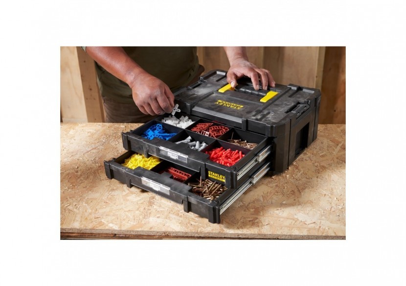 MALLETTE 2 TIROIRS PRO-STACK™ FATMAX - FMST1-71969 - Stanley MALLETTE 2 TIROIRS PRO-STACK™ FATMAX - FMST1-71969 - Stanley