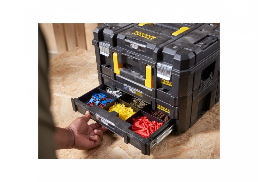 KIT MALLETTE + MALLETTE 2 TIROIRS PRO-STACK™ FATMAX - FMST1-71981 - Stanley KIT MALLETTE + MALLETTE 2 TIROIRS PRO-STACK™ FATMAX - FMST1-71981 - Stanley