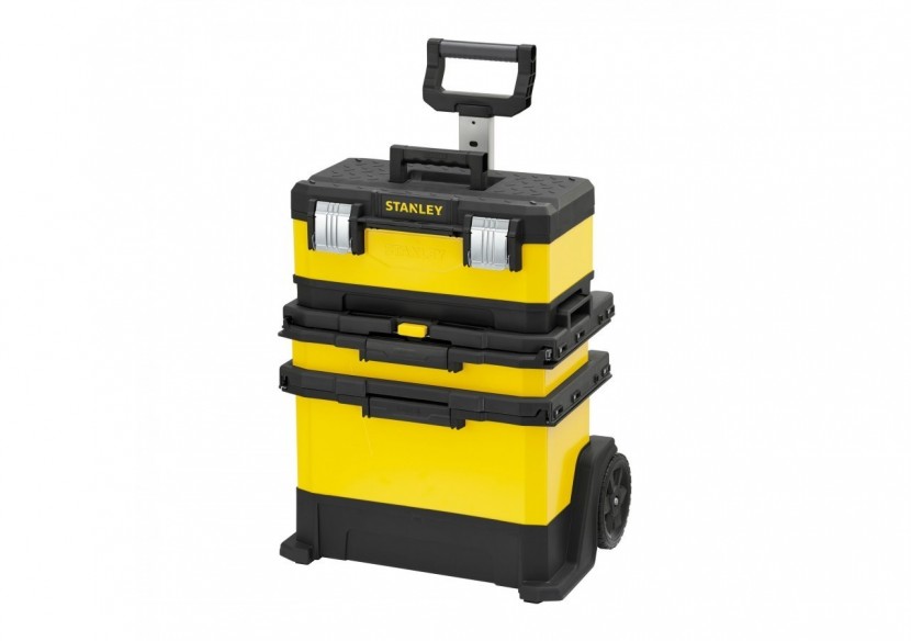 SERVANTE D'ATELIER BIMATIERE - 53L - 1-95-621 - Stanley SERVANTE D'ATELIER BIMATIERE - 53L - 1-95-621 - Stanley