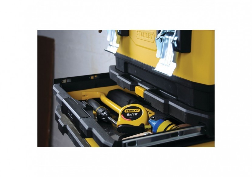 SERVANTE D'ATELIER BIMATIERE - 53L - 1-95-621 - Stanley SERVANTE D'ATELIER BIMATIERE - 53L - 1-95-621 - Stanley