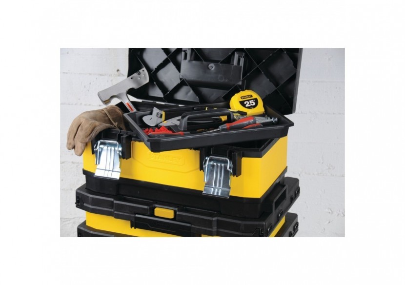 SERVANTE D'ATELIER BIMATIERE - 53L - 1-95-621 - Stanley SERVANTE D'ATELIER BIMATIERE - 53L - 1-95-621 - Stanley