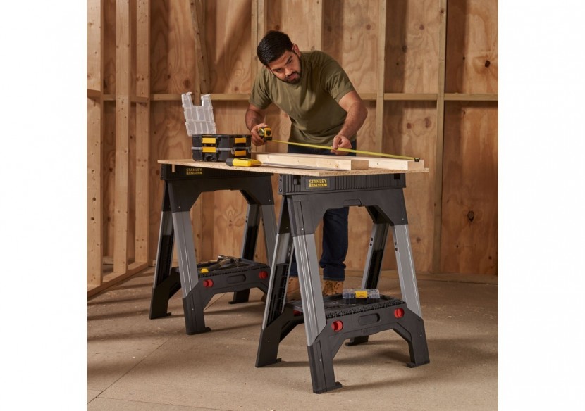 TRETEAU BIMATIERE AJUSTABLE FATMAX - LOT DE 2 TRETEAUX - 1-92-980 - Stanley