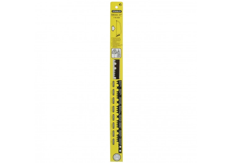 LAME DE SCIE A BUCHES DENTURE AMERICAINE HARD POINT 530MM - 1-15-439 - Stanley 2