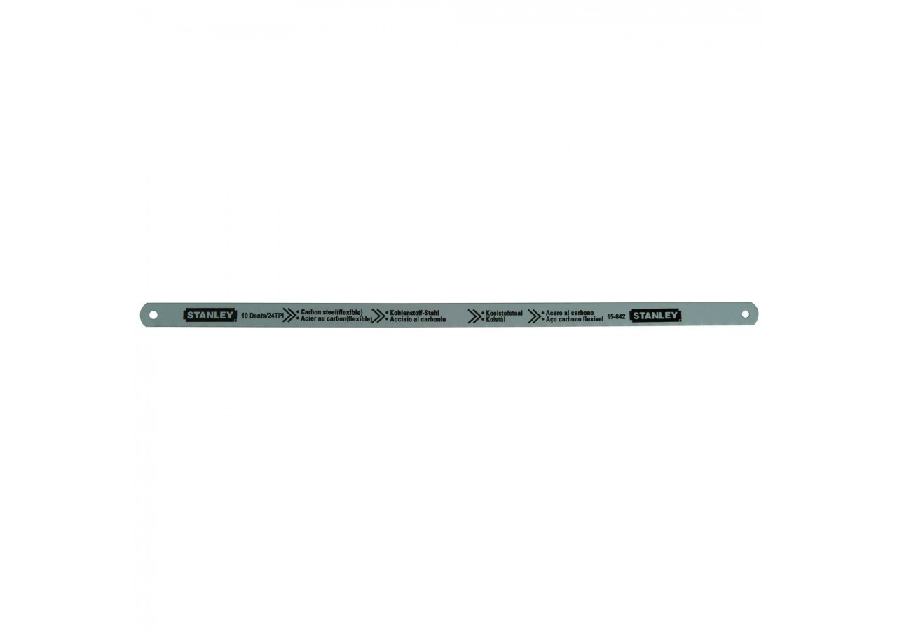 LAME DE SCIE A METAUX - BOITE 100 LAMES FLEXIBLE LION 10 DENTS - 1-15-842 - Stanley