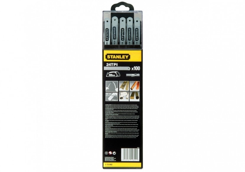 LAME DE SCIE A METAUX - BOITE 100 LAMES FLEXIBLE LION 10 DENTS - 1-15-842 - Stanley