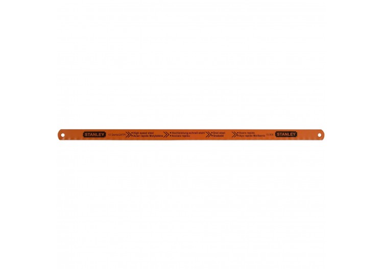 LAME DE SCIE A METAUX - BOITE 100 LAMES RUBIS HSS MOLY 10 DENTS - 1-15-906 - Stanley 2
