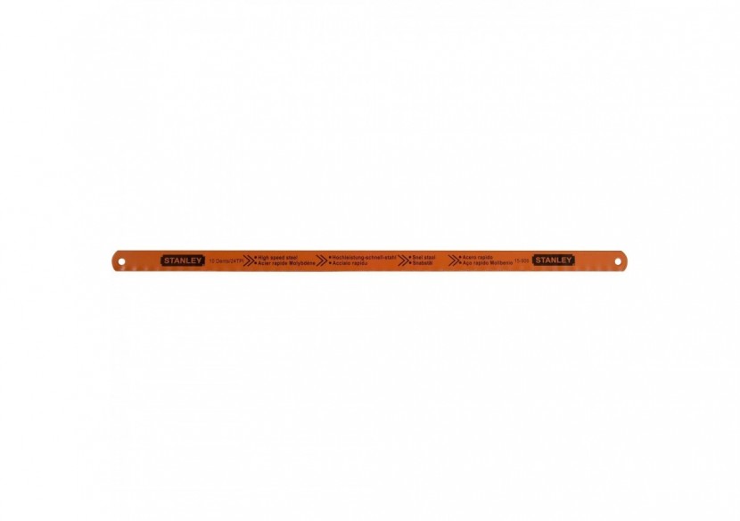 LAME DE SCIE A METAUX - BOITE 100 LAMES RUBIS HSS MOLY 10 DENTS - 1-15-906 - Stanley