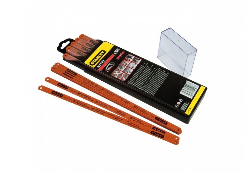 LAME DE SCIE A METAUX - BOITE 100 LAMES RUBIS HSS MOLY 12 DENTS - 1-15-907 - Stanley