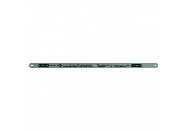 LAME DE SCIE A METAUX - CARTE 5 LAMES FLEXIBLE LION 10 DENTS - 2-15-842 - Stanley 2