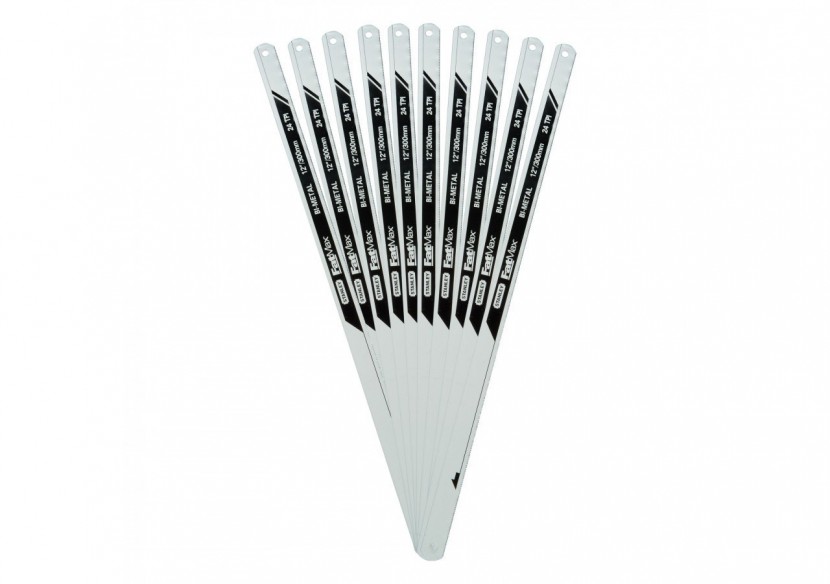 LAME DE SCIE A METAUX - CARTE 10 LAMES BIMETAL FATMAX 10 DENTS - FMHT2-20209 - Stanley