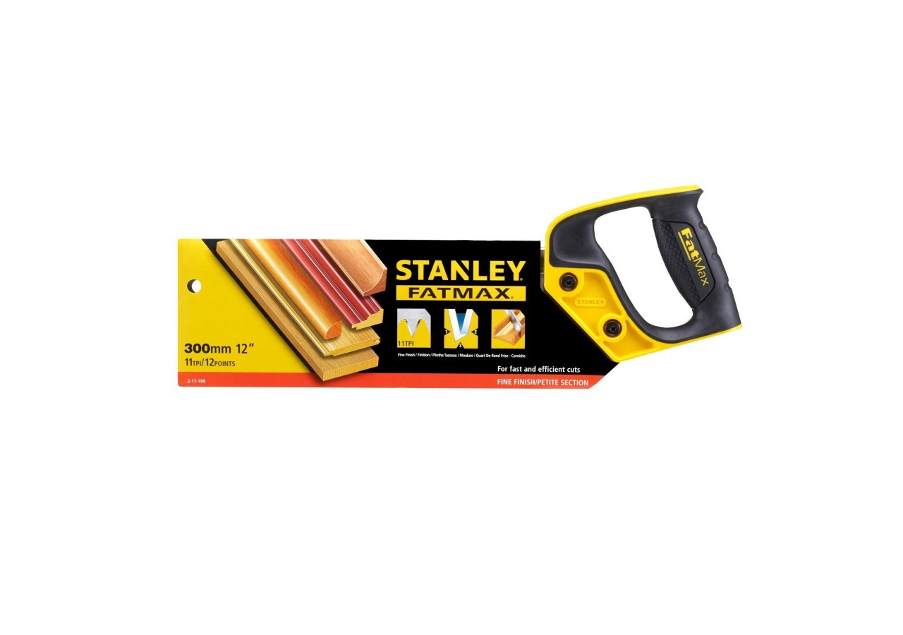 SCIE A DOS 350MM - 13 DENTS/POUCE
 - FATMAX - 2-17-202 - Stanley