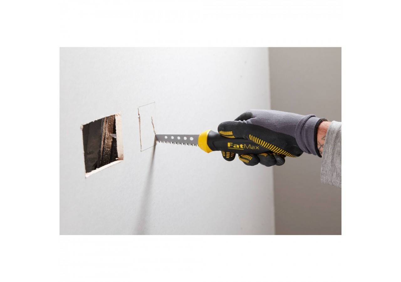 SCIE A GUICHET SPECIALE PANNEAUX DE PLATRE 150MM + ETUI FATMAX - 2-20-556 - Stanley