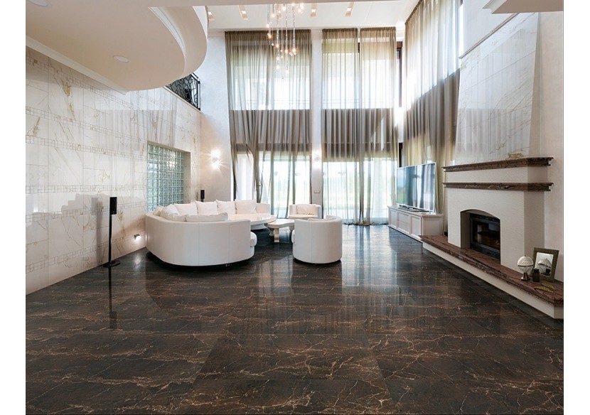 Carrelage sol et mur intérieur grès cérame Canova - Alfalux : Confort'Mat