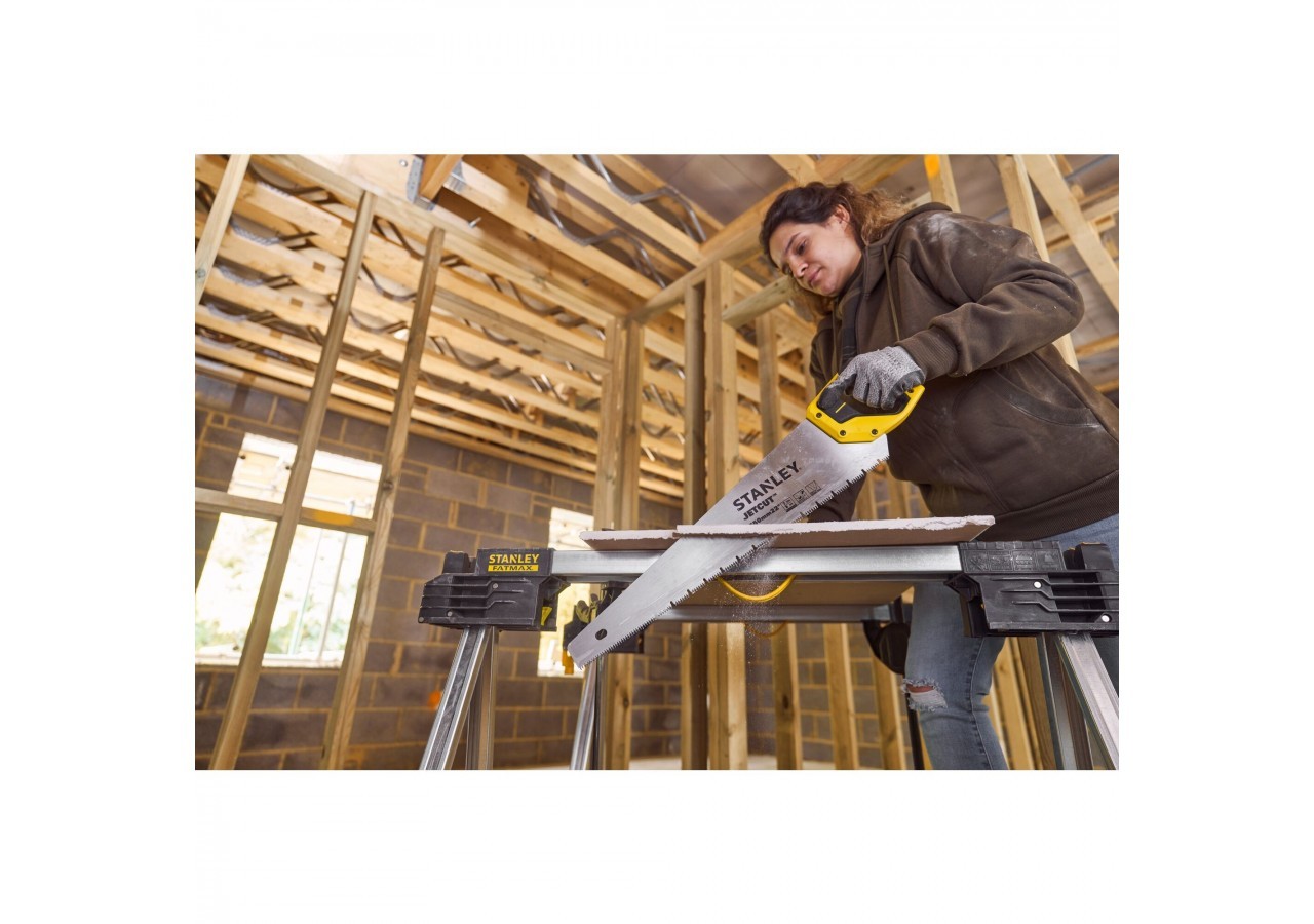 SCIE EGOINE JETCUT SPECIALE PANNEAUX DE PLATRE 550MM - 2-20-037 - Stanley