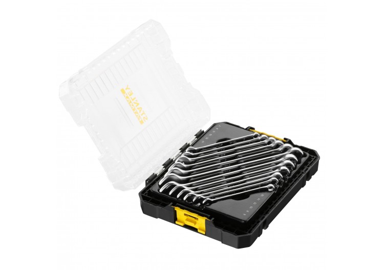 COFFRET CLÉS MIXTES STAKBOX M - JEU DE 12 PCS - FATMAX - FMMT98104-0 - Stanley