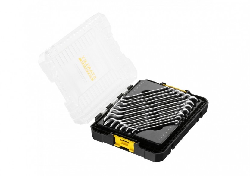 COFFRET CLÉS MIXTES STAKBOX M - JEU DE 12 PCS - FATMAX - FMMT98104-0 - Stanley