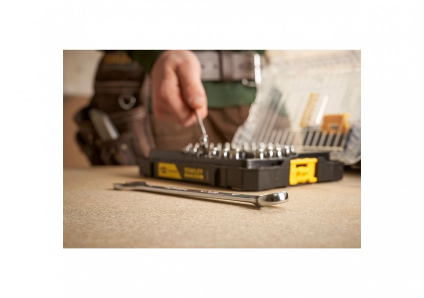 COFFRET CLÉS MIXTES STAKBOX M - JEU DE 12 PCS - FATMAX - FMMT98104-0 - Stanley