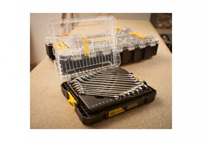 COFFRET CLÉS MIXTES STAKBOX M - JEU DE 12 PCS - FATMAX - FMMT98104-0 - Stanley