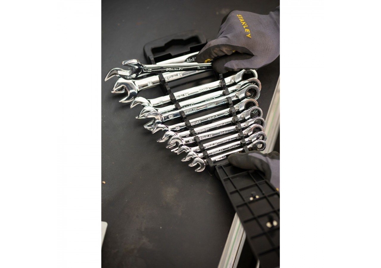 CLÉS MIXTES À CLIQUET - 12 PCS - STMT82847-0 - Stanley