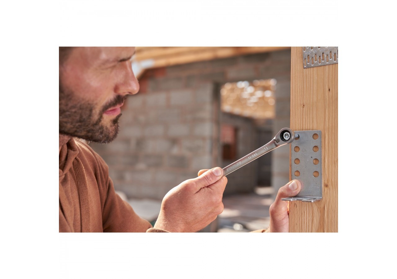 CLÉS MIXTES À CLIQUET RÉVERSIBLE FATMAX - JEU DE 7 PCS - FMMT82848-0 - Stanley