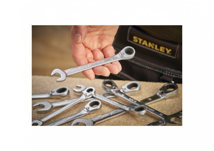 CLE MIXTE A CLIQUET REVERSIBLE 14 MM ANTI-SLIP FATMAX - FMMT13087-0 - Stanley