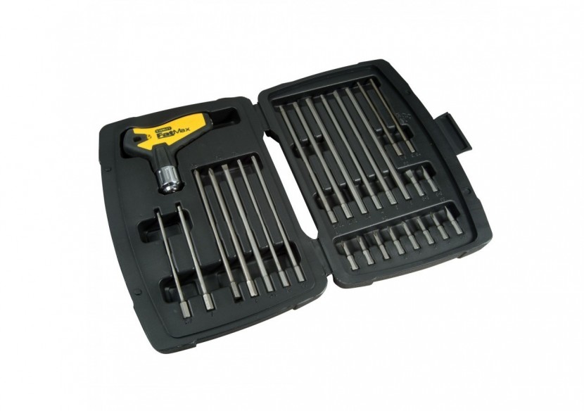 JEU DE CLÉS A CLIQUET MANCHE "T" FATMAX - 27 PIECES - 0-79-153 - Stanley