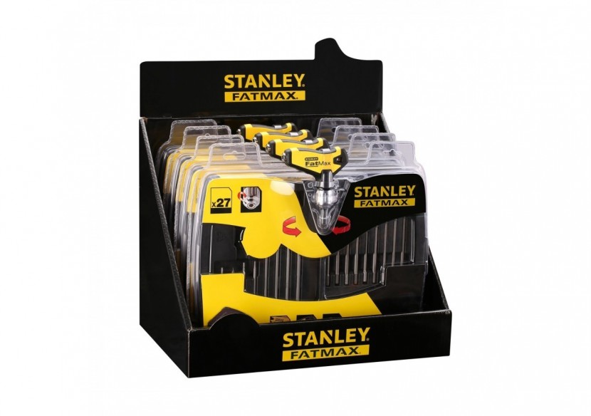 JEU DE CLÉS A CLIQUET MANCHE "T" FATMAX - 27 PIECES - 0-79-153 - Stanley
