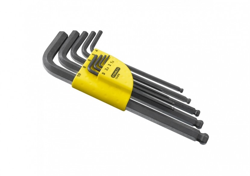 CLE MALE LONGUE A TETE SPHERIQUE - ETUI DE 9PCS - 1-13-976 - Stanley