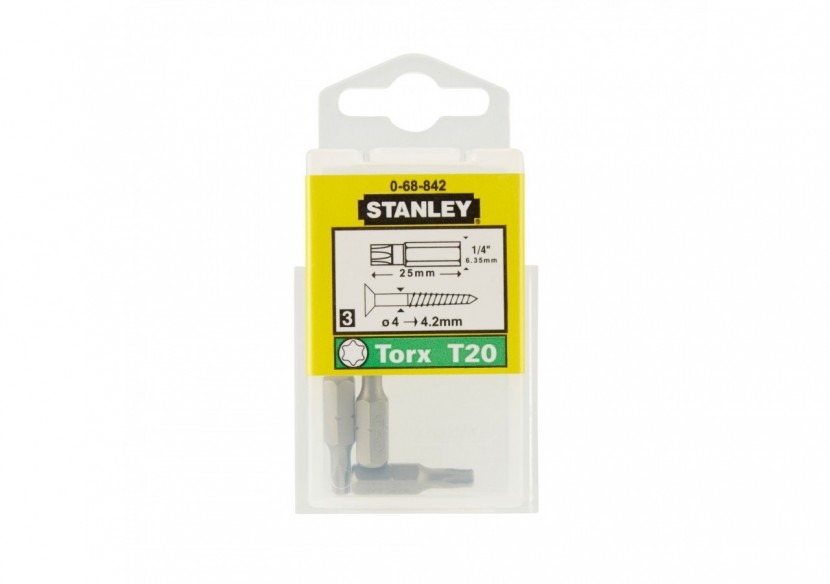 EMBOUT DE VISSAGE TORX T30 25MM
 - 25PCS - 1-68-845 - Stanley
