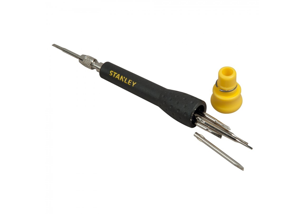 MICRO TOURNEVIS MULTILAMES FENTE + PHILLIPS + HEXAGONAL + TORX - JEU DE 16 PCS - STHT0-62633 - Stanley