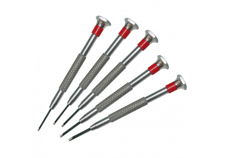 TOURNEVIS DE PRECISION FENTE - POCHETTE 5 PCS - STHT0-62686 - Stanley